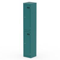 Qube Locker 2 Door 1800mm High Verdigris