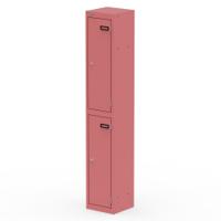 Qube Locker 2 Door 1800mm High Antique Pink