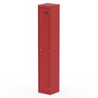 Qube Locker 1 Door 1800mm High Red