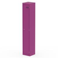 Qube Locker 1 Door 1800mm High Traffic Purple