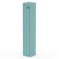 Qube Locker 1 Door 1800mm High Pastel Turquoise