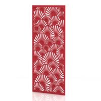 Sch! Acoustic Wall Panel - Fan - Poppy Red