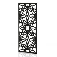 Sch! Acoustic Wall Panel - Flower - Raven Black