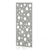 Sch! Acoustic Wall Panel - Polka - Pebble Light Grey
