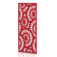 Sch! Acoustic Wall Panel - Sunburst - Poppy Red