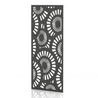 Sch! Acoustic Wall Panel - Sunburst - Graphite Charcoal