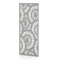 Sch! Acoustic Wall Panel - Sunburst - Pebble Light Grey