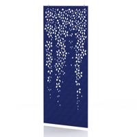 Sch! Acoustic Hanging Wall Panel - Blossom - Cobalt Blue