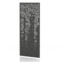 Sch! Acoustic Hanging Wall Panel - Blossom - Graphite Charcoal