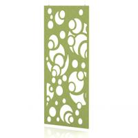 Sch! Acoustic Hanging Wall Panel - Bubbles - Lime Green