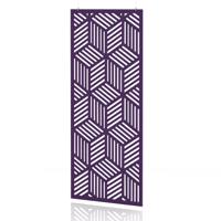 Sch! Acoustic Hanging Wall Panel - Cube - Plum Purple