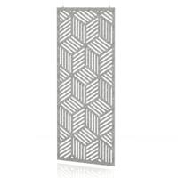 Sch! Acoustic Hanging Wall Panel - Cube - Pebble Light Grey