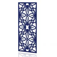 Sch! Acoustic Hanging Wall Panel - Flower - Cobalt Blue