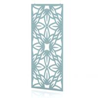 Sch! Acoustic Hanging Wall Panel - Flower - Sky Light Blue