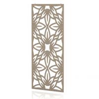 Sch! Acoustic Hanging Wall Panel - Flower - Oatmeal Beige