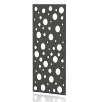 Sch! Acoustic Hanging Wall Panel - Polka - Graphite Charcoal