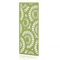 Sch! Acoustic Hanging Wall Panel - Sunburst - Lime Green