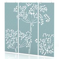 Sch! Acoustic Hanging Wall Panel - Wildflower (3 panels) - Sky Light Blue