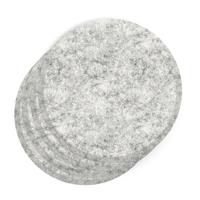 Sch! Acoustic Wall Tile - Set of 4 - Bevelled Edge - Circle - Pebble Light Grey