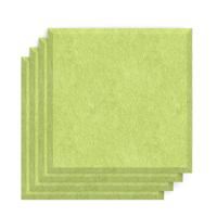 Sch! Acoustic Wall Tile - Set of 4 - Bevelled Edge - Square - Lime Green