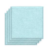 Sch! Acoustic Wall Tile - Set of 4 - Bevelled Edge - Square - Sky Light Blue