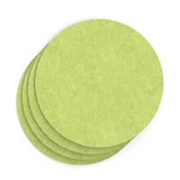 Sch! Acoustic Wall Tile - Set of 4 - Square Edge - Circle - Lime Green
