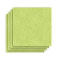 Sch! Acoustic Wall Tile - Set of 4 - Square Edge - Square - Lime Green