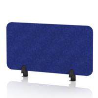 Sch! Acoustic Desktop Screen - Rectangle - 800 x 400mm - Cobalt Blue