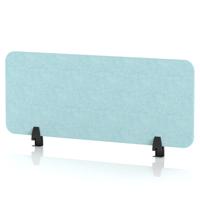 Sch! Acoustic Desktop Screen - Rectangle - 1000 x 400mm - Sky Light Blue