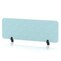Sch! Acoustic Desktop Screen - Rectangle - 1200 x 400mm - Sky Light Blue