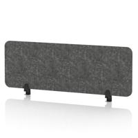 Sch! Acoustic Desktop Screen - Rectangle - 1200 x 400mm - Graphite Charcoal