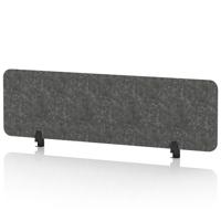 Sch! Acoustic Desktop Screen - Rectangle - 1400 x 400mm - Graphite Charcoal