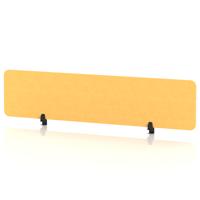 Sch! Acoustic Desktop Screen - Rectangle - 1800 x 400mm - Buttercup Yellow