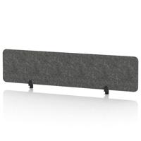 Sch! Acoustic Desktop Screen - Rectangle - 1800 x 400mm - Graphite Charcoal