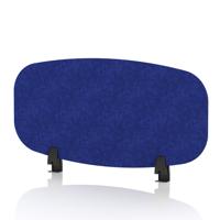 Sch! Acoustic Desktop Screen - Oblong - 800 x 400mm - Cobalt Blue