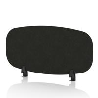 Sch! Acoustic Desktop Screen - Oblong - 800 x 400mm - Raven Black