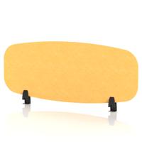Sch! Acoustic Desktop Screen - Oblong - 1000 x 400mm - Buttercup Yellow