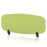 Sch! Acoustic Desktop Screen - Oblong - 1000 x 400mm - Lime Green