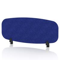 Sch! Acoustic Desktop Screen - Oblong - 1000 x 400mm - Cobalt Blue