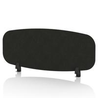 Sch! Acoustic Desktop Screen - Oblong - 1000 x 400mm - Raven Black