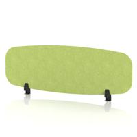 Sch! Acoustic Desktop Screen - Oblong - 1200 x 400mm - Lime Green