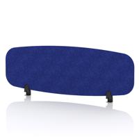 Sch! Acoustic Desktop Screen - Oblong - 1200 x 400mm - Cobalt Blue