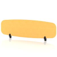 Sch! Acoustic Desktop Screen - Oblong - 1400 x 400mm - Buttercup Yellow