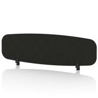 Sch! Acoustic Desktop Screen - Oblong - 1400 x 400mm - Raven Black
