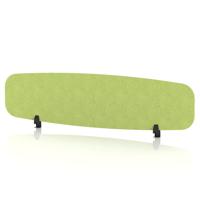 Sch! Acoustic Desktop Screen - Oblong - 1600 x 400mm - Lime Green