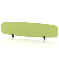 Sch! Acoustic Desktop Screen - Oblong - 1800 x 400mm - Lime Green