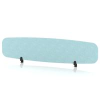 Sch! Acoustic Desktop Screen - Oblong - 1800 x 400mm - Sky Light Blue