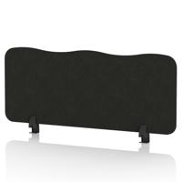 Sch! Acoustic Desktop Screen - Wave - 1000 x 400mm - Raven Black