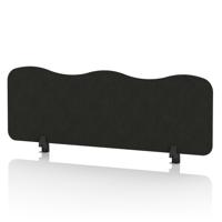 Sch! Acoustic Desktop Screen - Wave - 1200 x 400mm - Raven Black