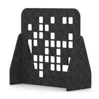 Sch! Acoustic Floor Standing Screen - Block - Graphite Charcoal - 1200mm